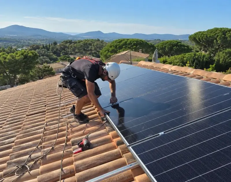 Installateur panneaux solaires Montpezat — pose photovoltaïque sur toiture