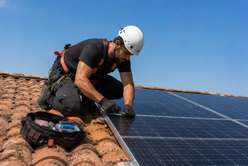 Maintenance et monitoring de panneaux solaires à Montpezat